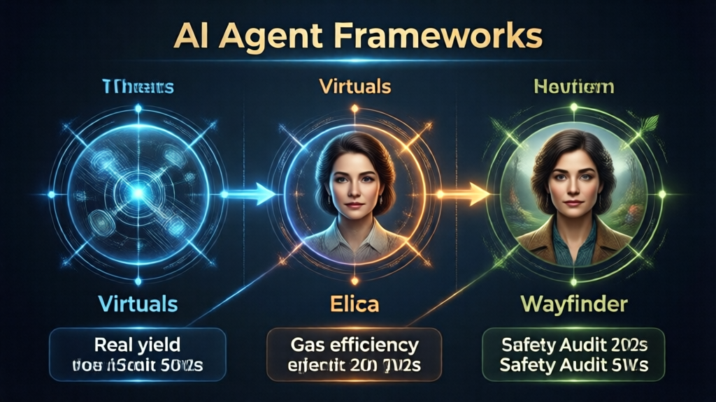 Comparing AI Agent Frameworks: Virtuals vs Eliza vs Wayfinder