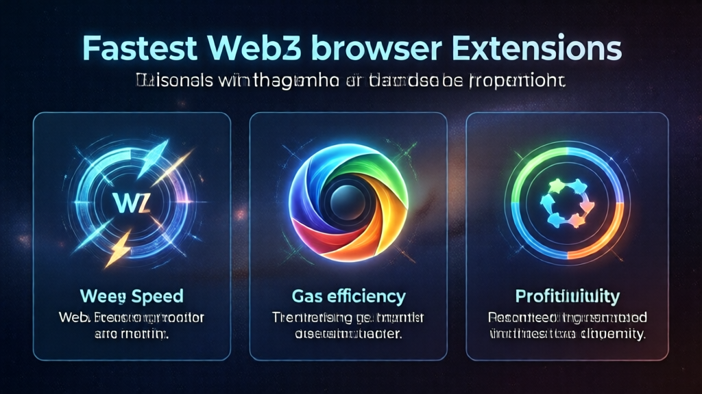 Comparing the 3 Fastest Web3 Browser Extensions